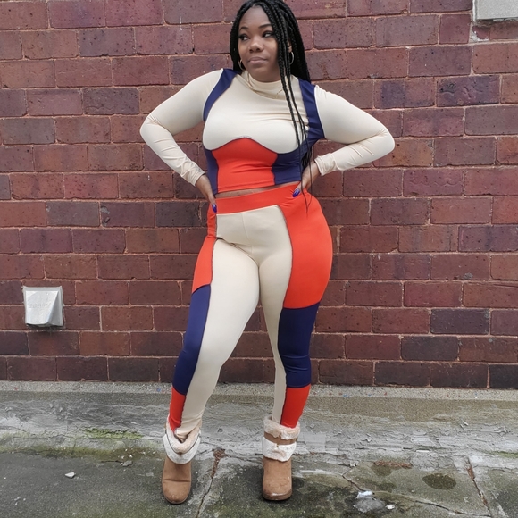 Pants - Mock New Matching Two Piece Set